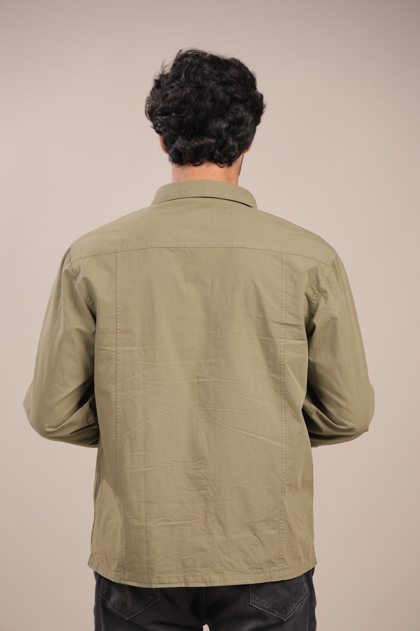 Prakriti – Green Embroidered Recycled Shirt