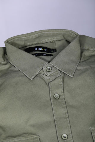 Green Double Pocket Shirt