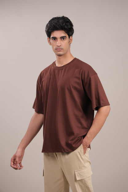 Shunya – Plain Brown T-Shirt
