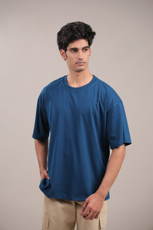 Shunya – Plain Blue T-Shirt