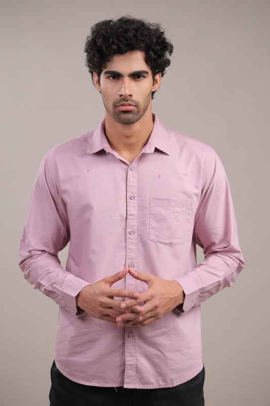 Niyam – Plain Pink Oxford Shirt
