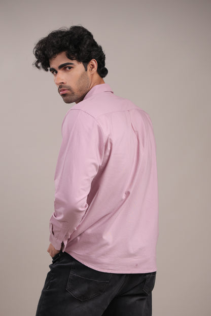 Niyam – Plain Pink Oxford Shirt