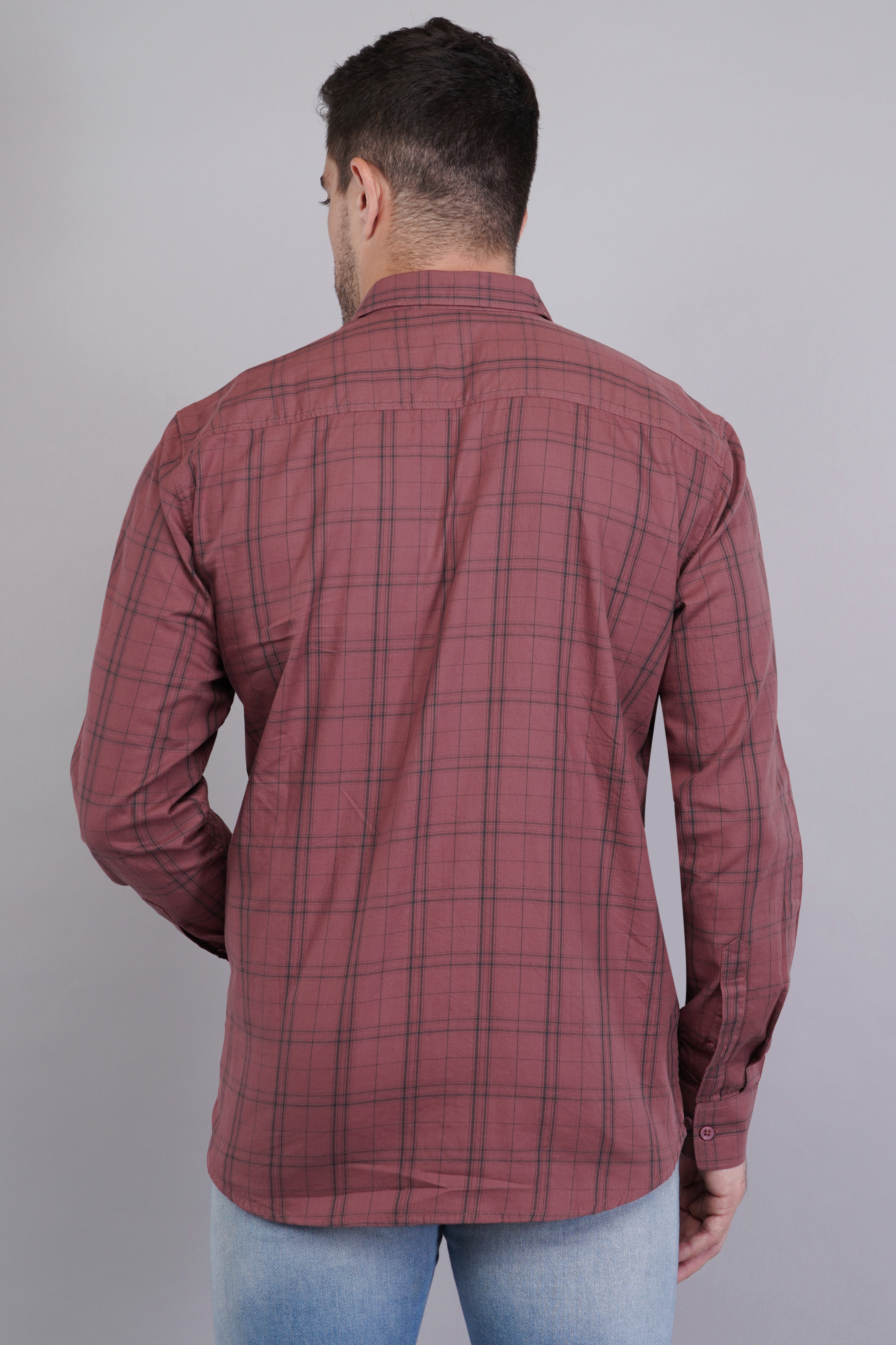 Terracotta Check Shirt