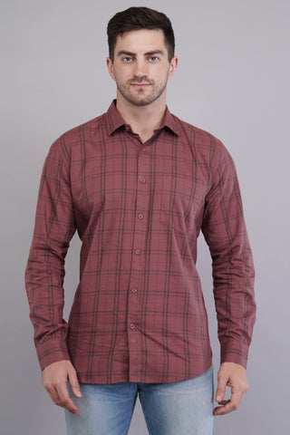 Terracotta Check Shirt