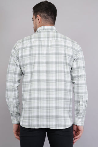 Misty Sage Plaid Shirt