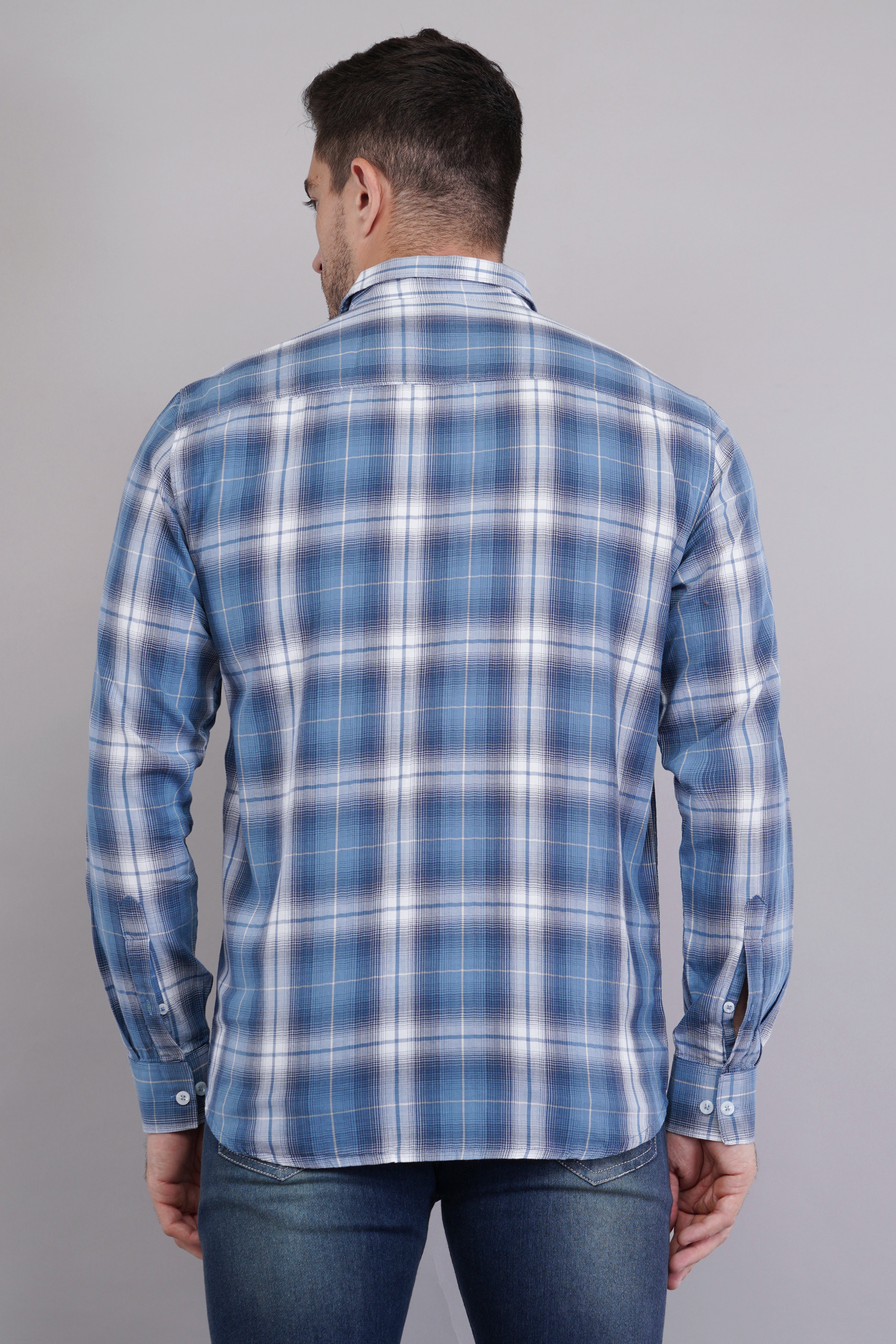 Azure Classic Check Shirt