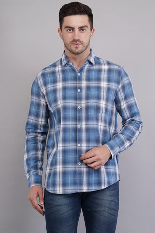 Azure Classic Check Shirt