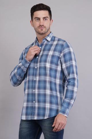 Azure Classic Check Shirt