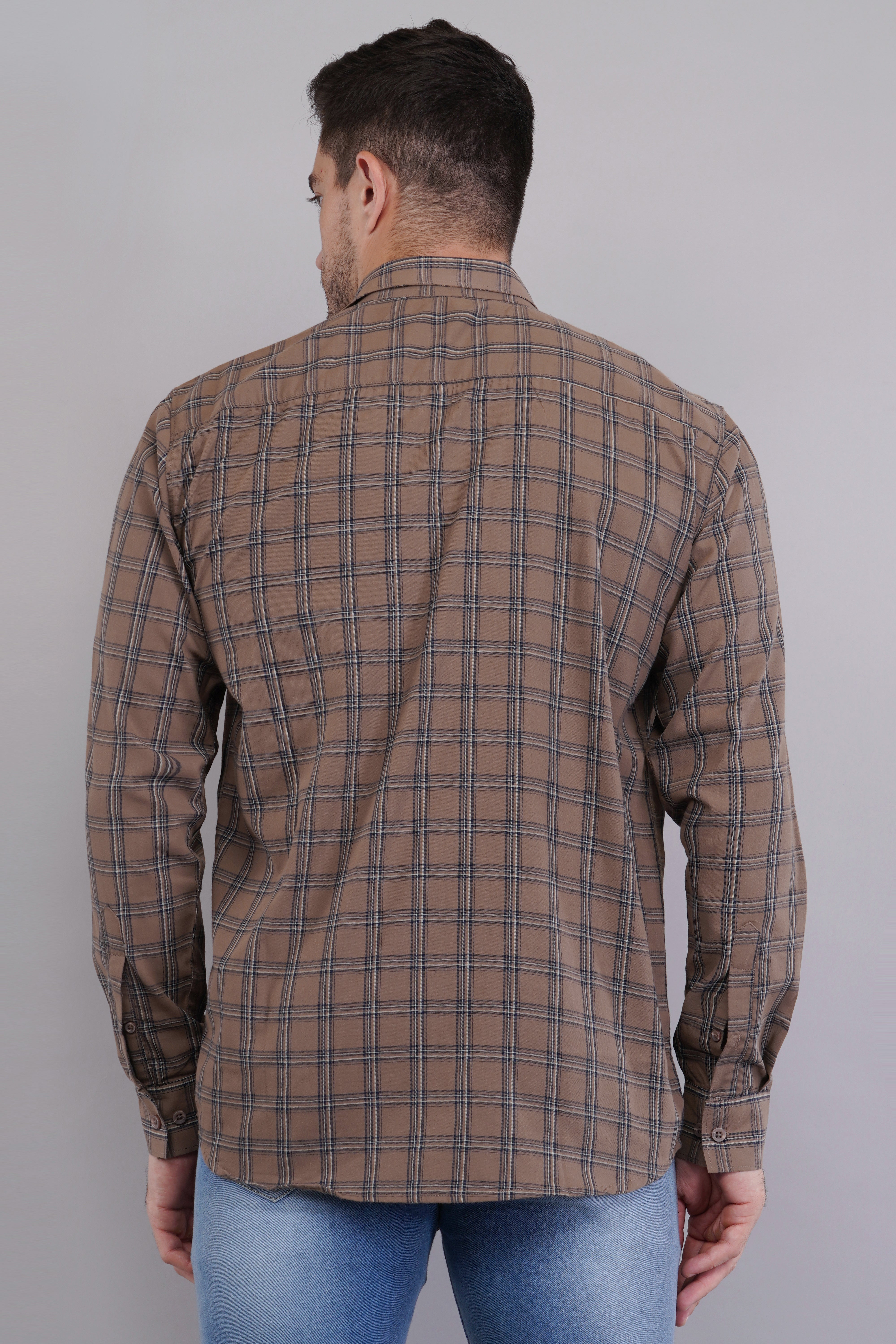 Brown Classic Check Shirt