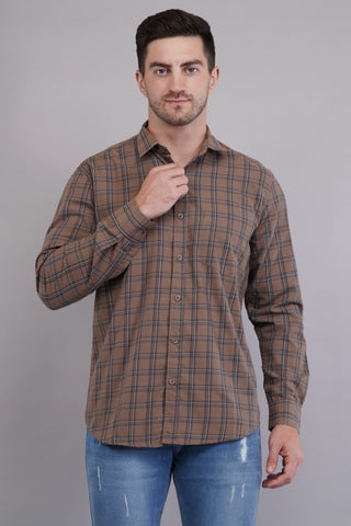 Brown Classic Check Shirt