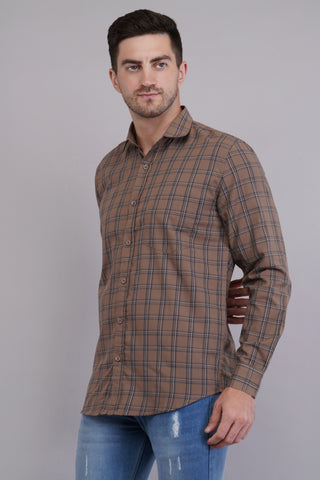 Brown Classic Check Shirt