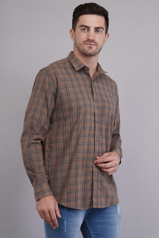 Brown Classic Check Shirt