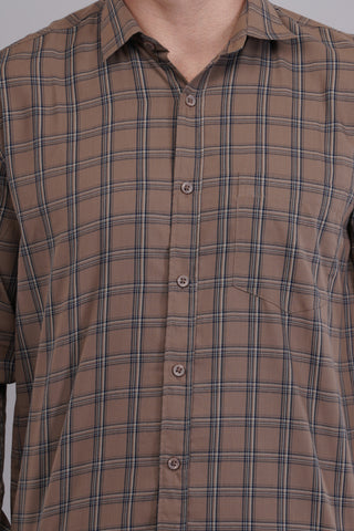 Brown Classic Check Shirt