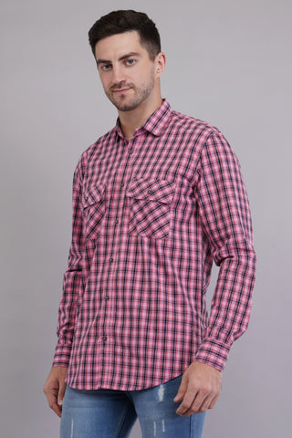 Urban Pink Check Shirt