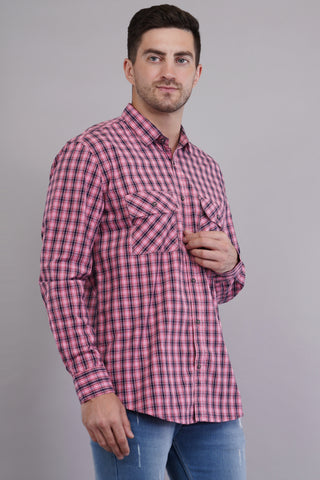 Urban Pink Check Shirt