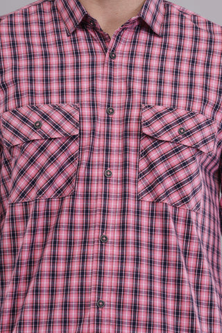 Urban Pink Check Shirt