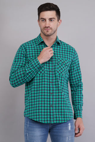 Green Check Shirt