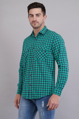 Green Check Shirt