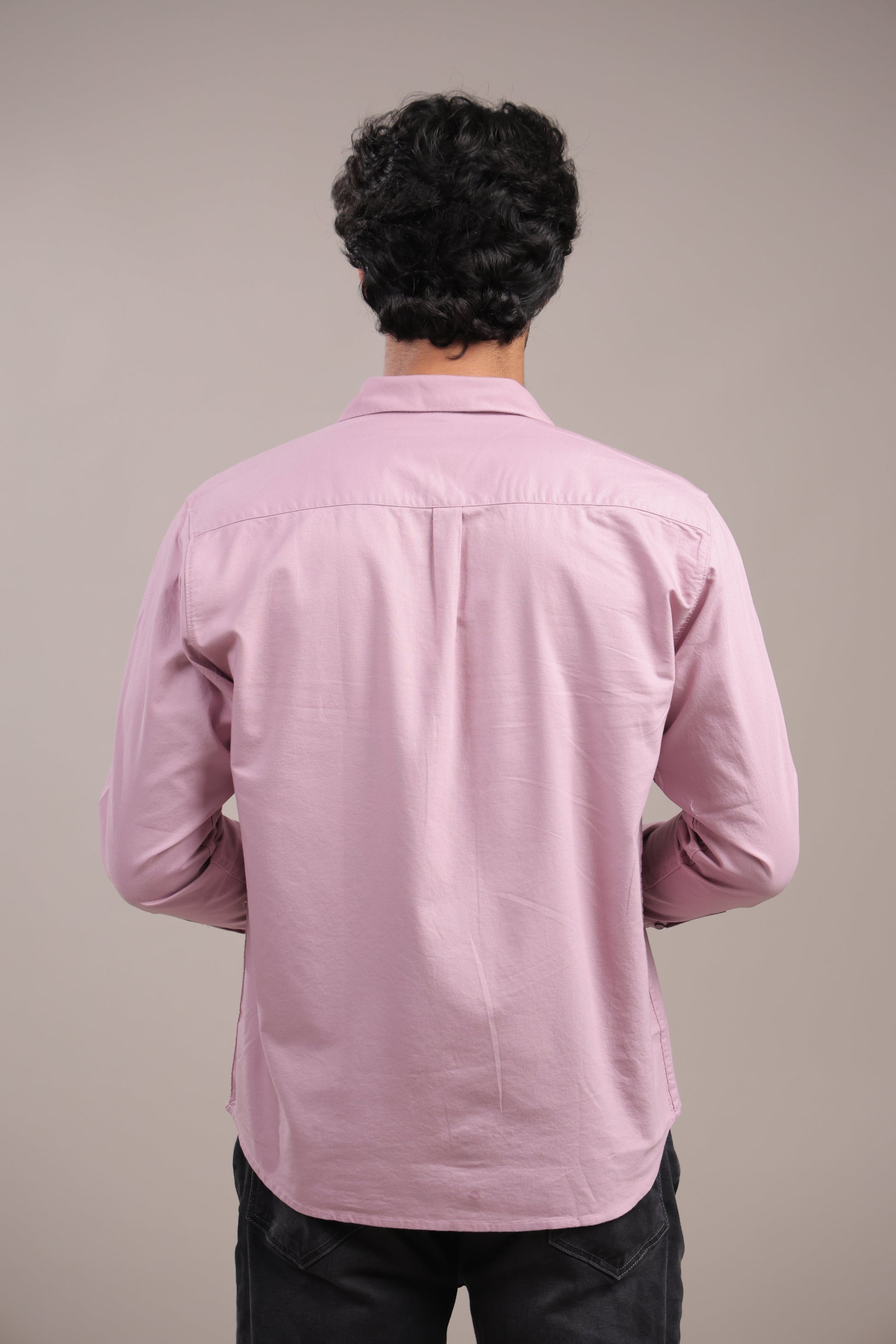 Niyam – Plain Pink Oxford Shirt - Binioz
