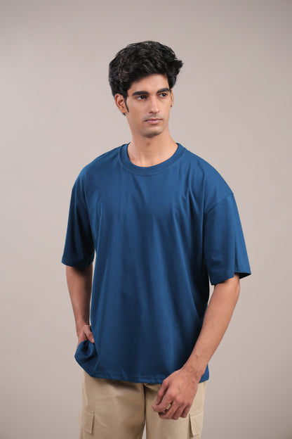 Shunya – Plain Blue T-Shirt - Binioz