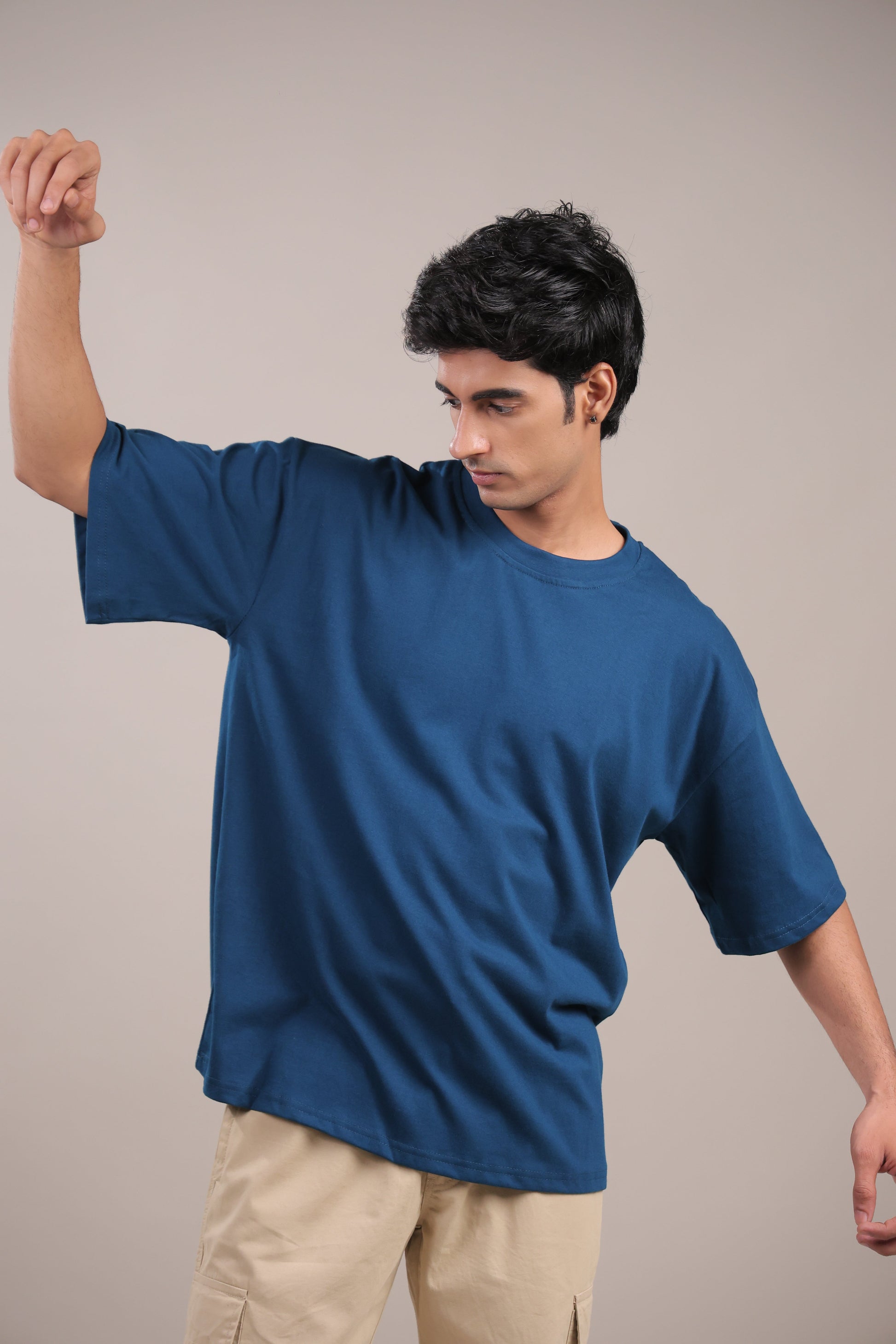 Shunya – Plain Blue T-Shirt - Binioz