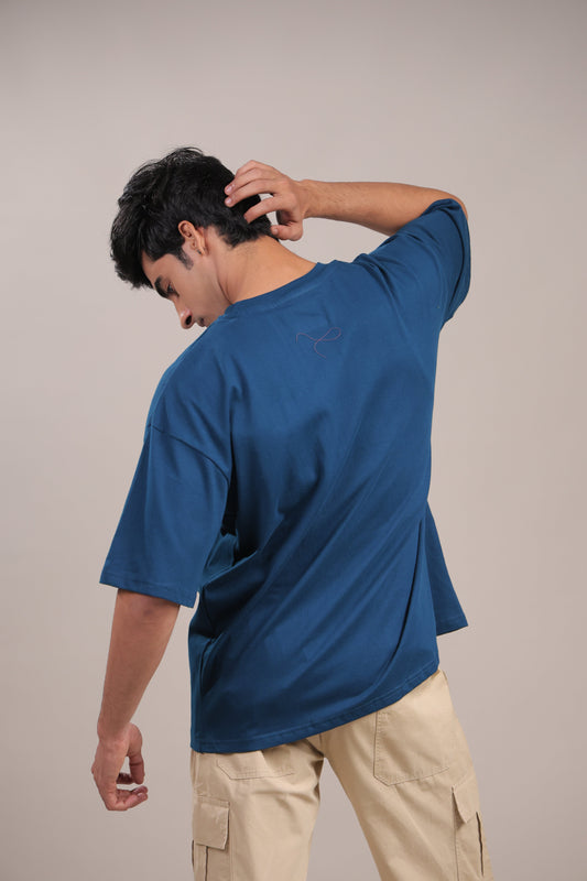 Shunya – Plain Blue T-Shirt - Binioz