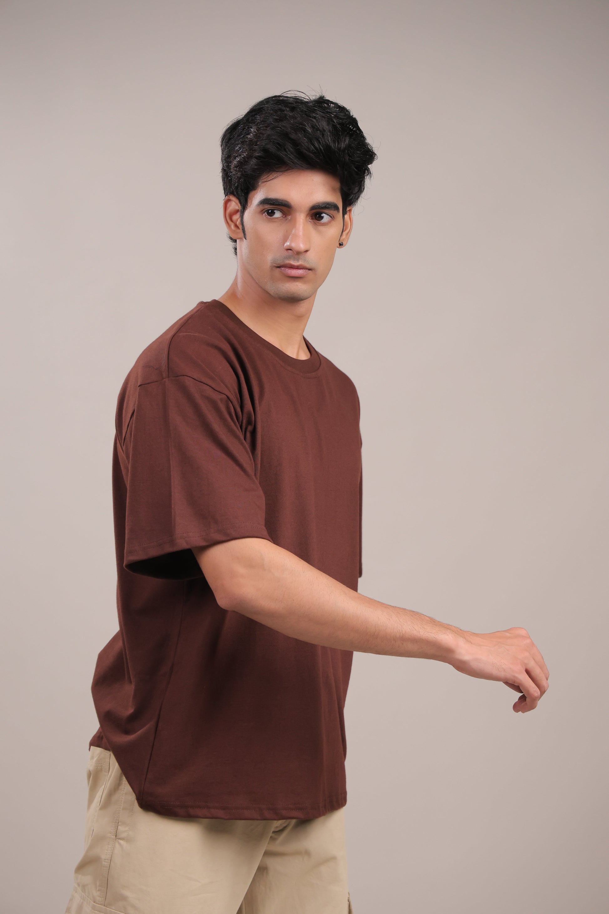 Shunya – Plain Brown T-Shirt - Binioz