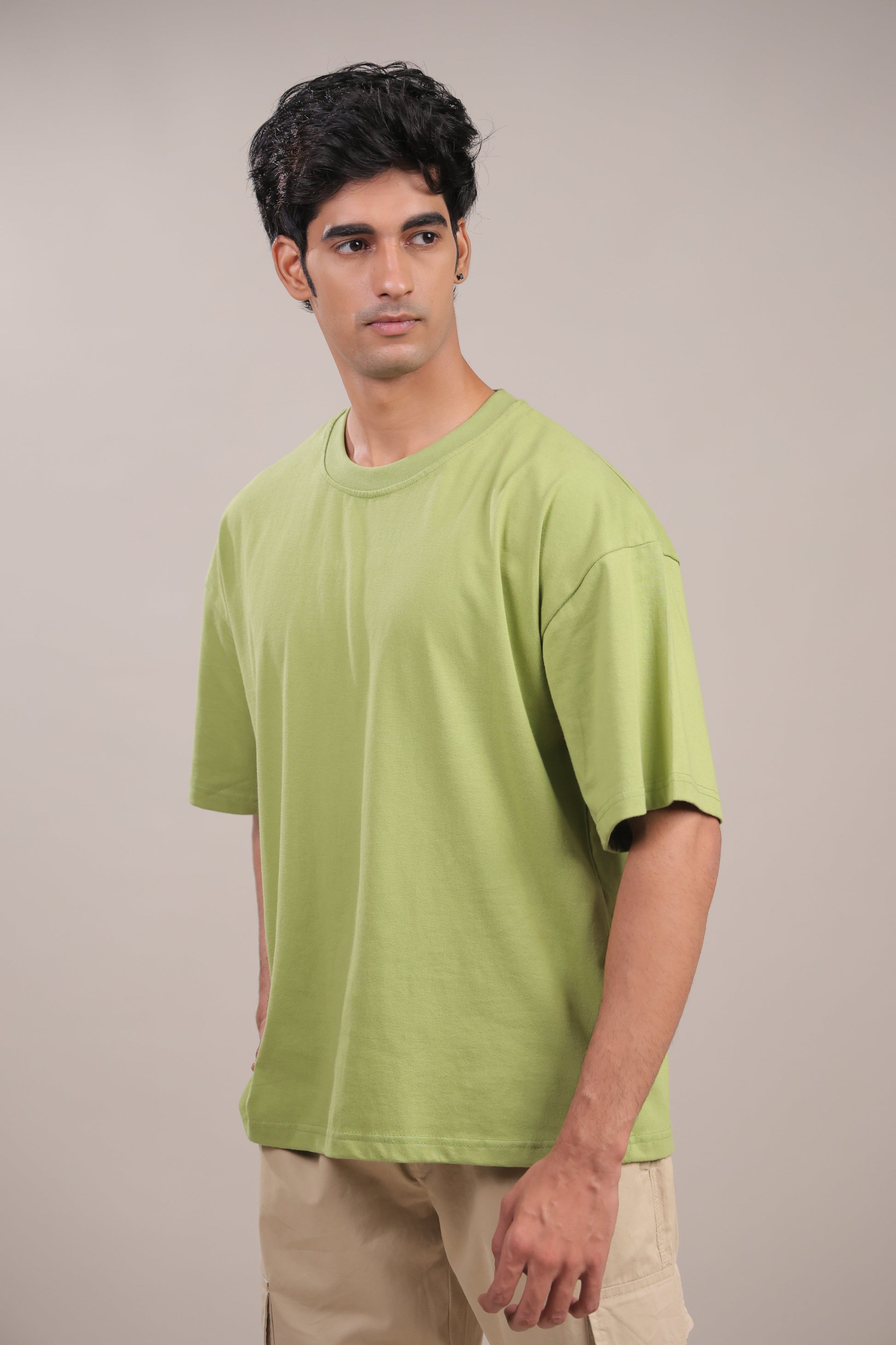 Shunya – Plain Green T-Shirt - Binioz