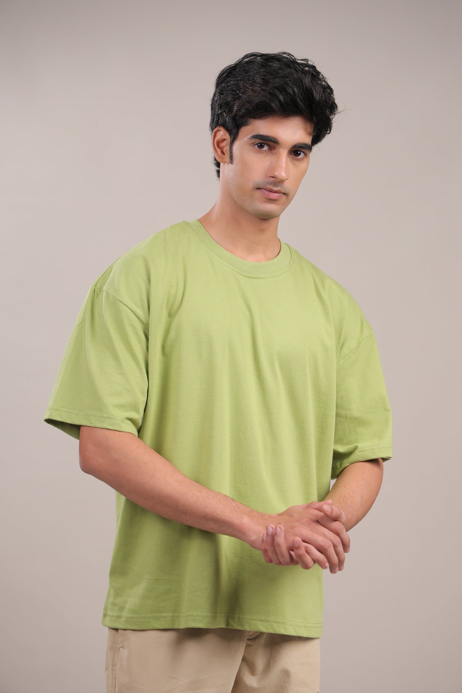 Shunya – Plain Green T-Shirt - Binioz